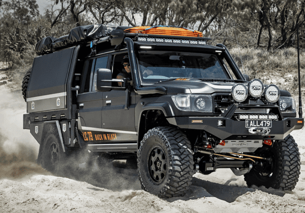 Toyota land cruiser tank